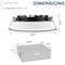 Luxrite 5 Inch LED Recessed Downlight 5CCT 2700K-5000K 18W 1600LM Dimmable Wet Rated IC Rated Black LR22634 LR22654-1PK - alternate 6